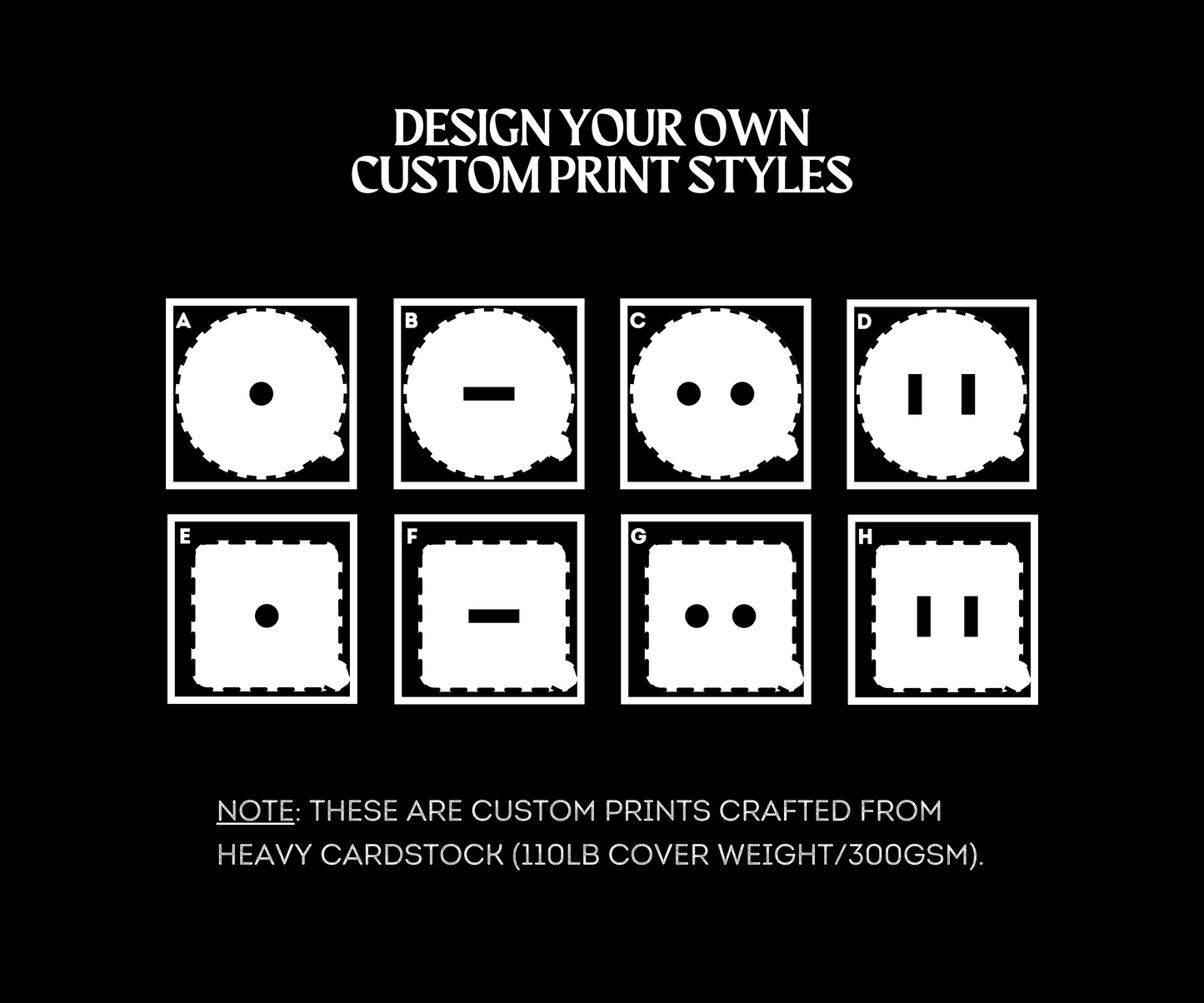 Custom Printed Candle Dust Covers - Single and Double Wick